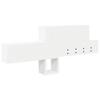 Wall Mounted Nightstand Wall Bracket White 100 X 12 X 43.5 Cm