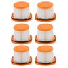 6 Pcs Vacuum Cleaner Filter Replacement for Shark WS620 WS630 XFFWV360 Floor Washing Machine Spare