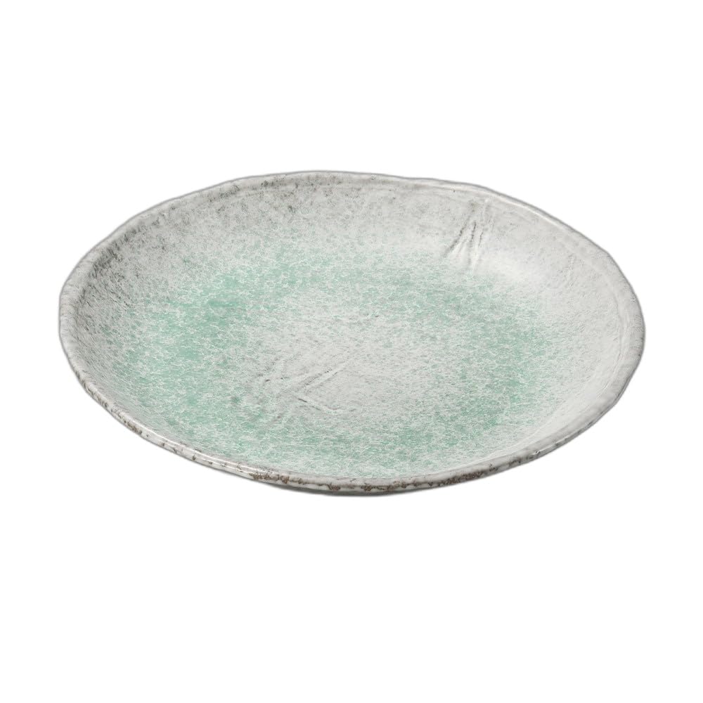 Blue glaze round plate Serving plate 9.0 [27×4cm]