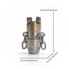 Rotating Sewer Nozzle Compact Drain Cleaning Heavy Duty for Sinks