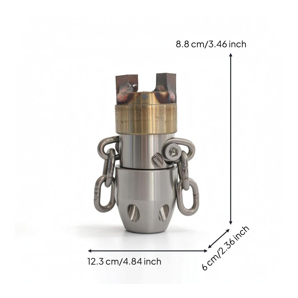Rotating Sewer Nozzle Compact Drain Cleaning Heavy Duty for Sinks