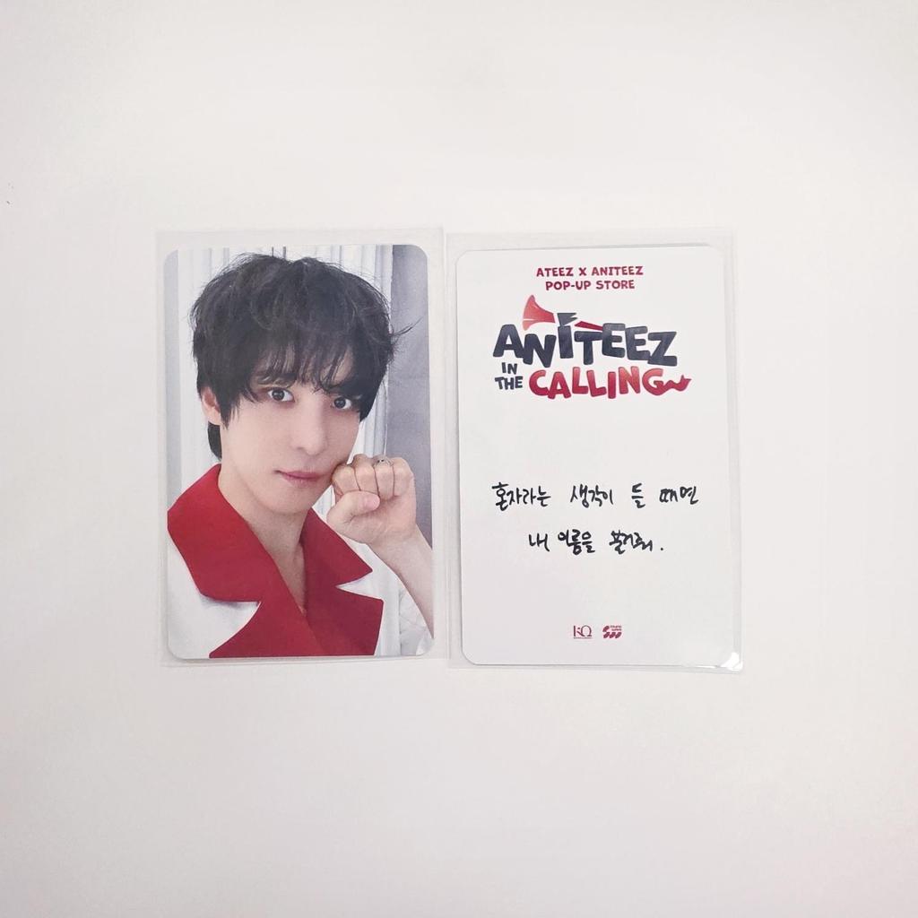 ATEEZ ANITEEZ ÇAĞRIDA Etkinlik Fotoğraf Kartı Seti Özel vers.