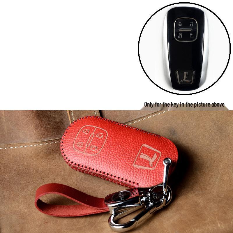 Genuine Leather Key Protector for Luxgen U7/MPV Big 7 and U6 Na 5/S5