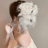 Hair Claw Furry Tassel Design Large Shark Clip Back Head Shimmer Texture Hair Clip Stable Hold Hair Accessories