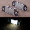 2pcs License Number Plate Light Lamp Plastic Fit For Focus C-MAX I Focus MK2 2003-2008