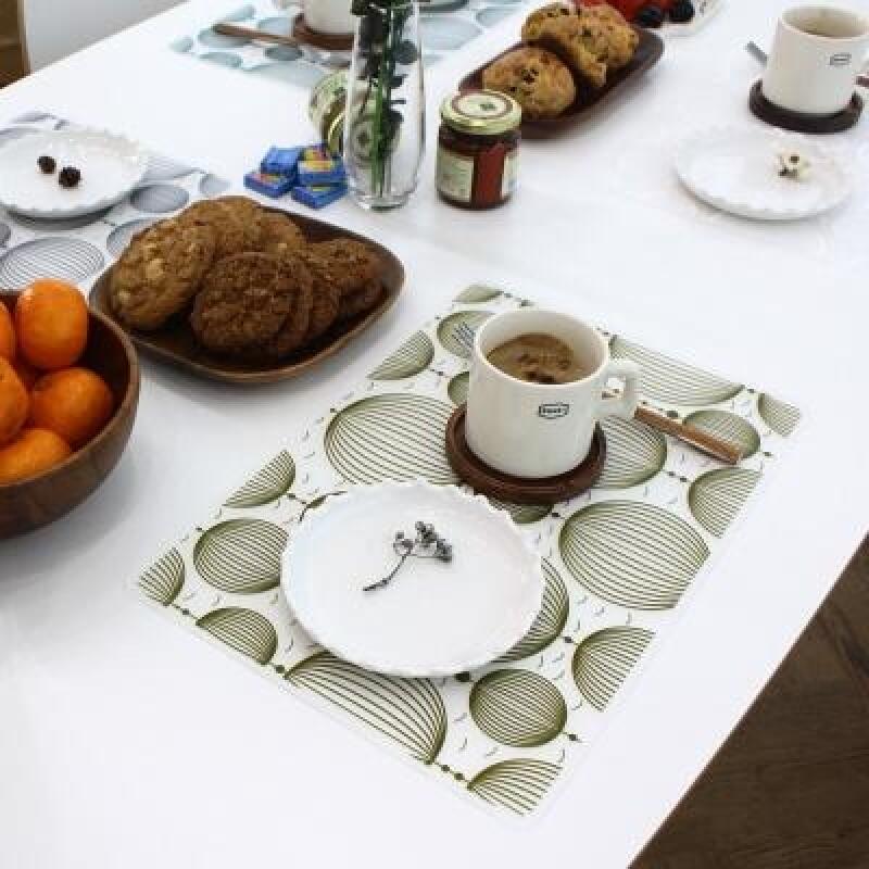 Biz Clear Silicone Placemat 1P white