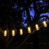 8 Lighting Modes Solar String Lights Retro Garland Light LED Hanging Light  Camping