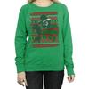 A Nightmare On Elm Street Womens/Ladies Christmas Fair Isle Sweatshirt