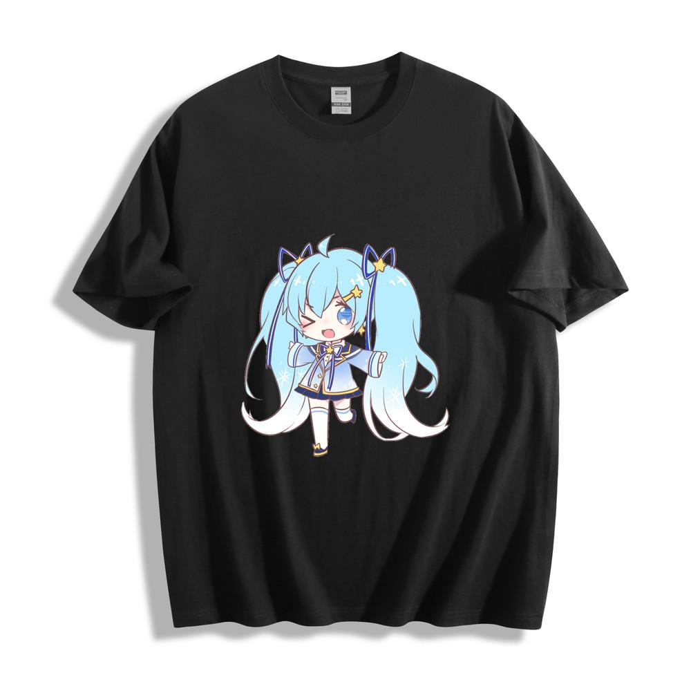 Chibi Anime Girl T - Shirt - Kawaii Starry Design Unisex Tee