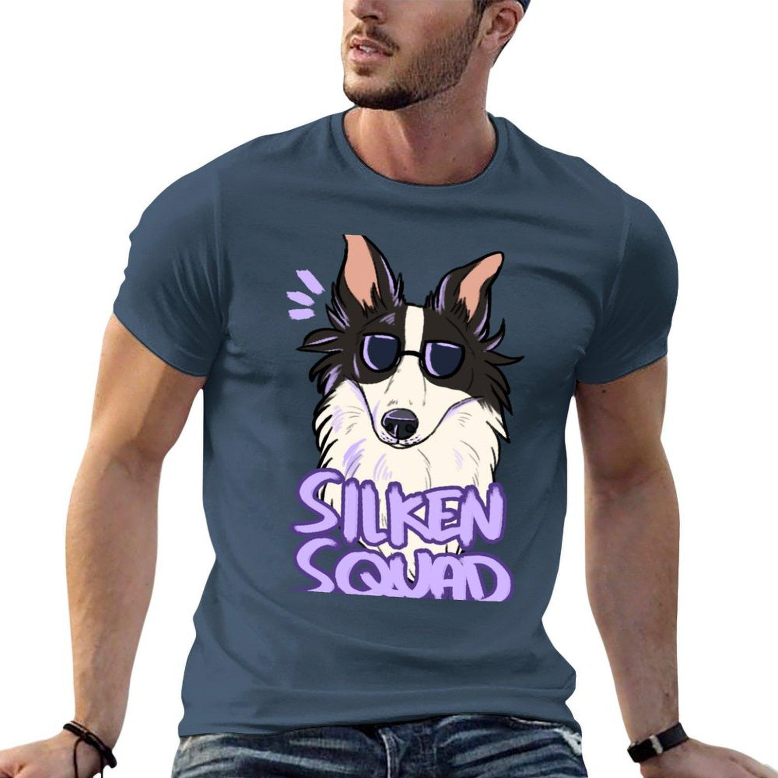 SILKEN SQUAD black and white TShirt man t shirt luxury t shirt for man TShirt S