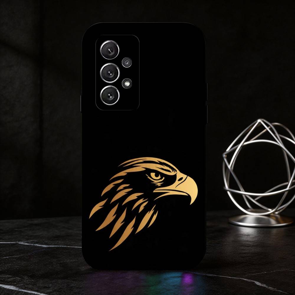B-bald Eagle Phone Case For Samsung S25,24,21,22,23,30,Ultra,20,Plus,Fe,Lite,Note Soft Black Cover