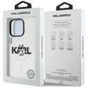 Karl Lagerfeld IML Choupette Sketch Logo MagSafe Case for iPhone 16 Pro Clear