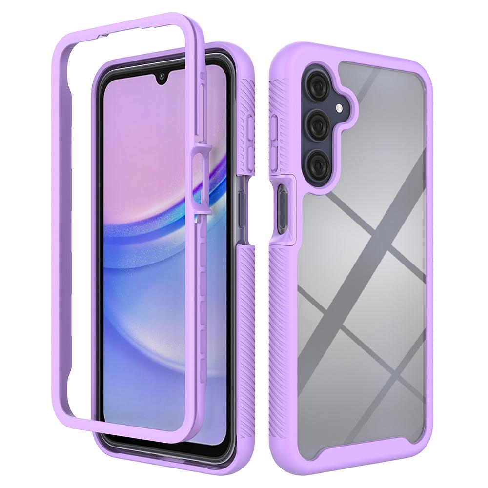 Защитный чехол «Звездное небо» для Samsung A57/A37/A17/A16/A26/A36/A56 Samsung A07 фиолетовый