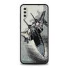 Fighter Plane Phone Case for Samsung Galaxy A56 A36 A26 A16 A06 A54 A34 A24 A12 A14 A20 A22 A52 5G Soft TPU Shell Fundas Capas