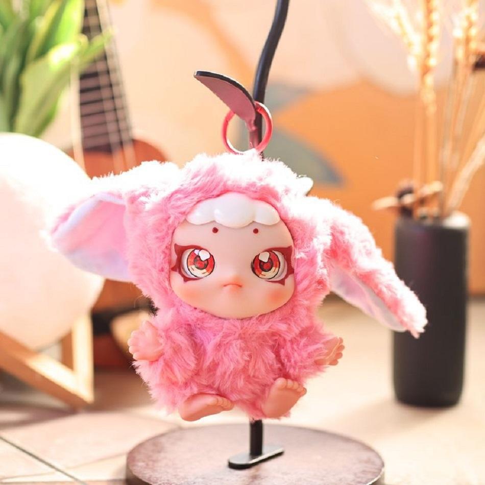 15cm Cute Vinyl Doll Nommi Puppy Diary Kawaii Plush Keychain Desktop Ornaments Plush Stuffed Pendant Doll Girls Christmas Gifts