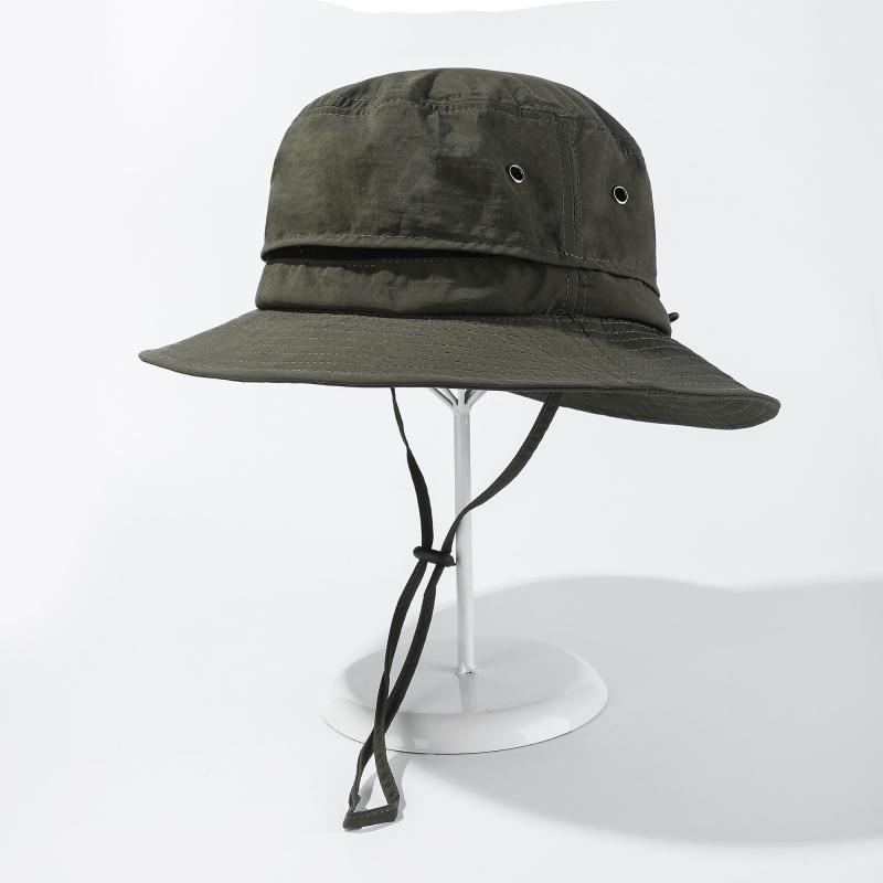 Waterproof Bucket Hat Men Women Summer Thin Quick Dry Outdoor Hiking Fishing Sun Protection Breathable Mountain Safari Cap