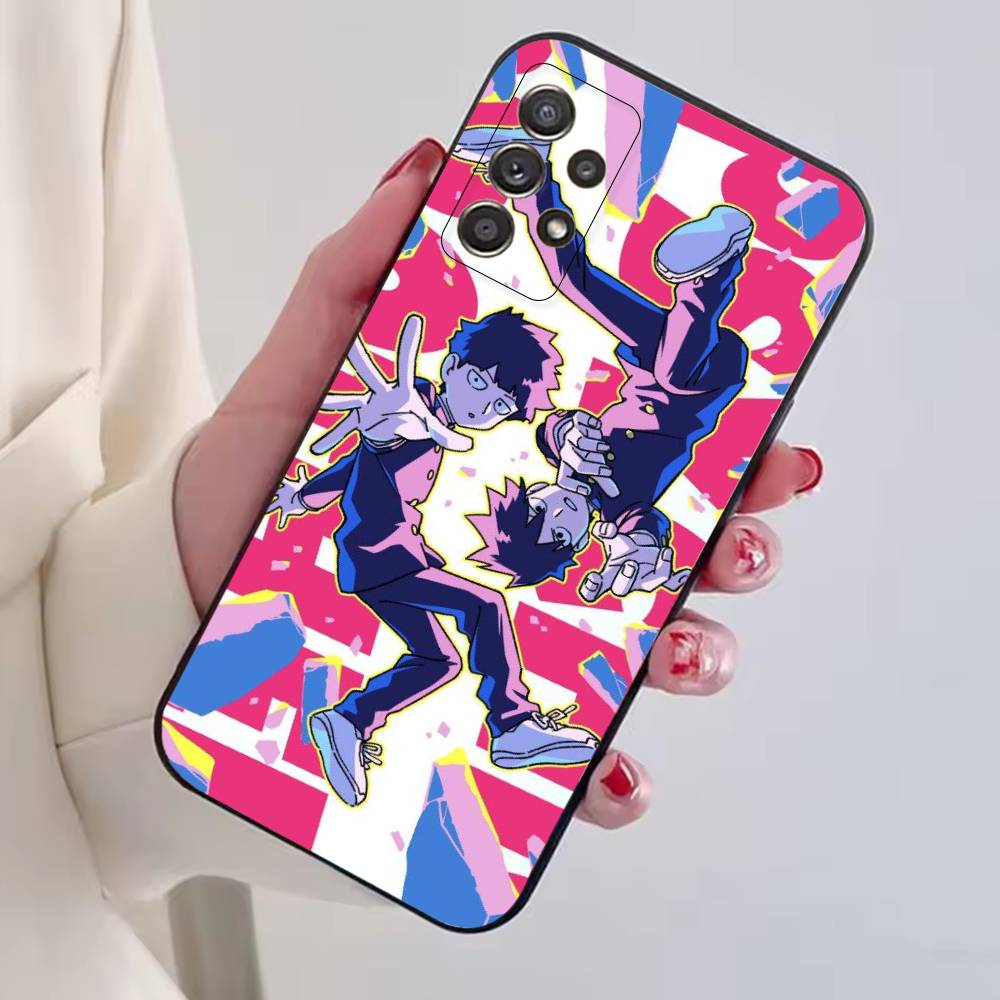 

Amine M-Mobs Psycho 100 Phone Case For Samsung S25,S24,S21,S22,S23,S30,Ultra,S20,Plus,Fe,Lite,Note,10,Black Cover Samsung S23plus5G