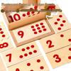 Montessori Wooden Number Puzzle: Early Math Education for Kids Ages 1-10