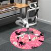 1pc Halloween Cats Office Round Area Rug, Indoor Mat Suitable For Office, Under Office Chairs Bedroom Living Room Home Decor, Room Deco 048