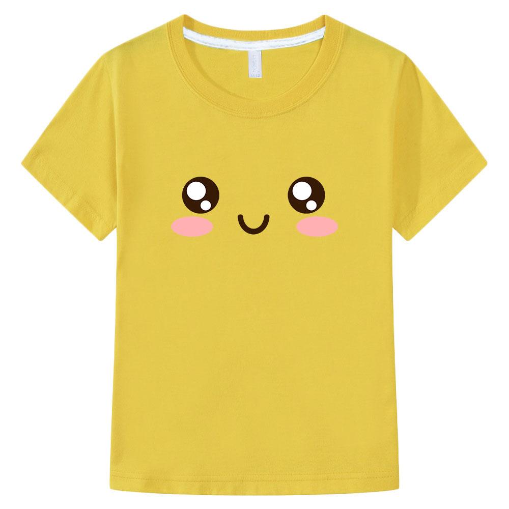 Kids Cartoon Molang and Piupiu Pattern T-shirts Girls Boy Cotton Clothes Cute Rabbit Molang Bunny Funny Unisex Tops