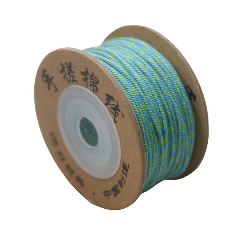 Dragon Boat Festival Multicolored Rope Diy Multicolored Rope Hand-Woven Self-Woven Hand Rope Material Bracelet Tibetan Hand Rubbing Cotton Thread Rope