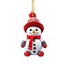 Christmas Acrylic Hanging Ornament Flat Figure Car Interior Decoration Pendant Holiday Party Hanging Decoration