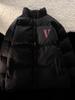 2024 Winter Fashion Unisex Stand-Up Collar Cotton-Padded Jacket - Warm, Thickened, Loose Fit