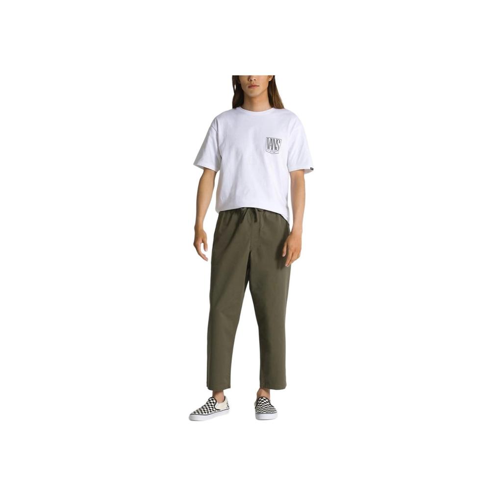 Vans Pantaloni Casual da Uomo con Coulisse in Vita, Vestibilità Larga, Fondo Grape-Leaf-Green VN0005ZDKCZ