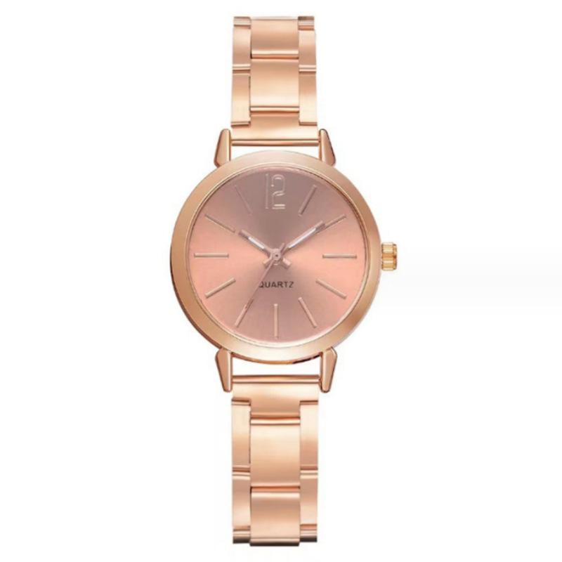 Popular Ladies Bracelet Watch Cornucopia Fashion Casual Roman Numeral Quartz Set Full Diamond Bracelet Fashion Watch