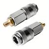 1Pc Car Tyre Wheel Inflatable Quick Connector Air Thread Nozzle Adapter Accessory Fast Conversion Head Clip Type Nozzle