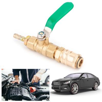Automatic Transmission Fluid Oil Filling Filler Connector Adapter Metal Dispenser Distributor with Shut Off Valves Tool