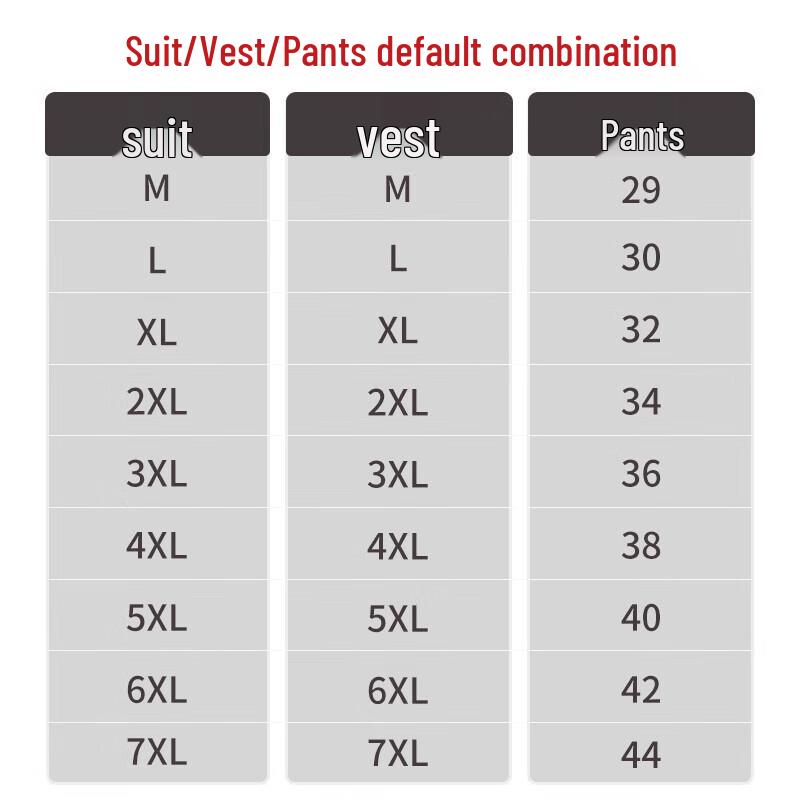 ROMON Men's 3-Piece Business Formal Suit Set