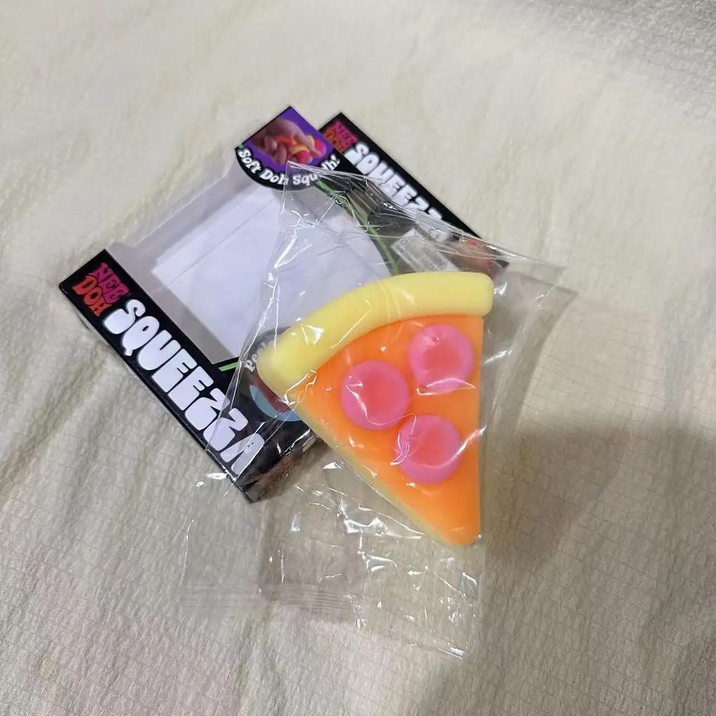 Schylling Needoh Pizza Sensory Stress Relief Soft Squeeze Toy for Adults, Children, Teenagers, Relaxation Toys, Creative Gifts