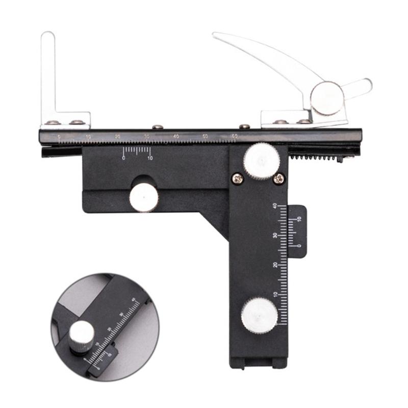 High Precisions Microscope Stage Micrometer Single Line Slide Ruler Precisions Optical Tool for Scientific Research