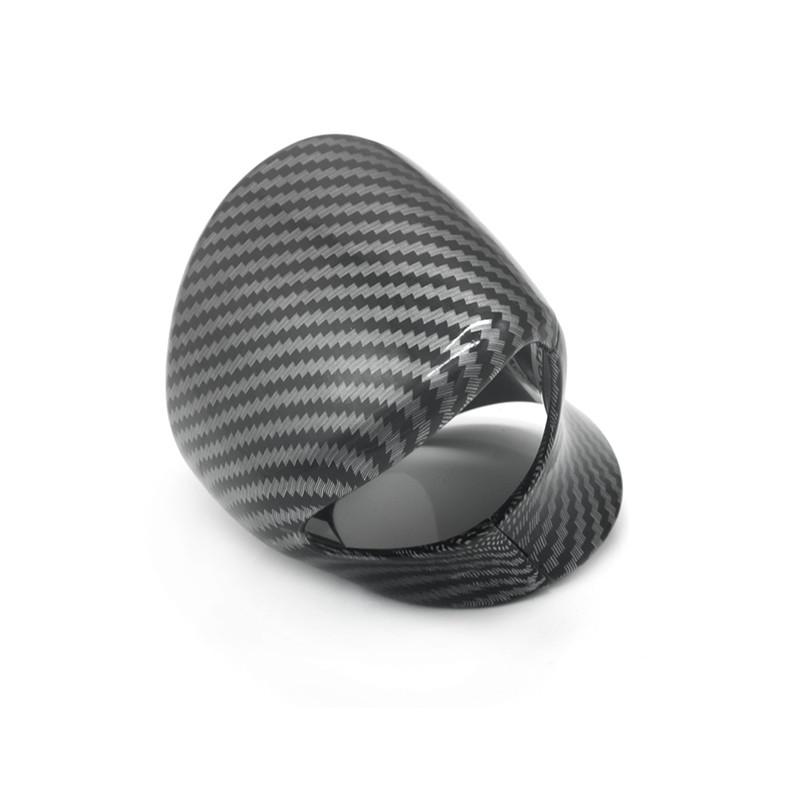 Carbon Fiber ABS Plastic Car Gear Shift Knob Cover Trim For Lexus ES UX LX 2018-2023 Interior