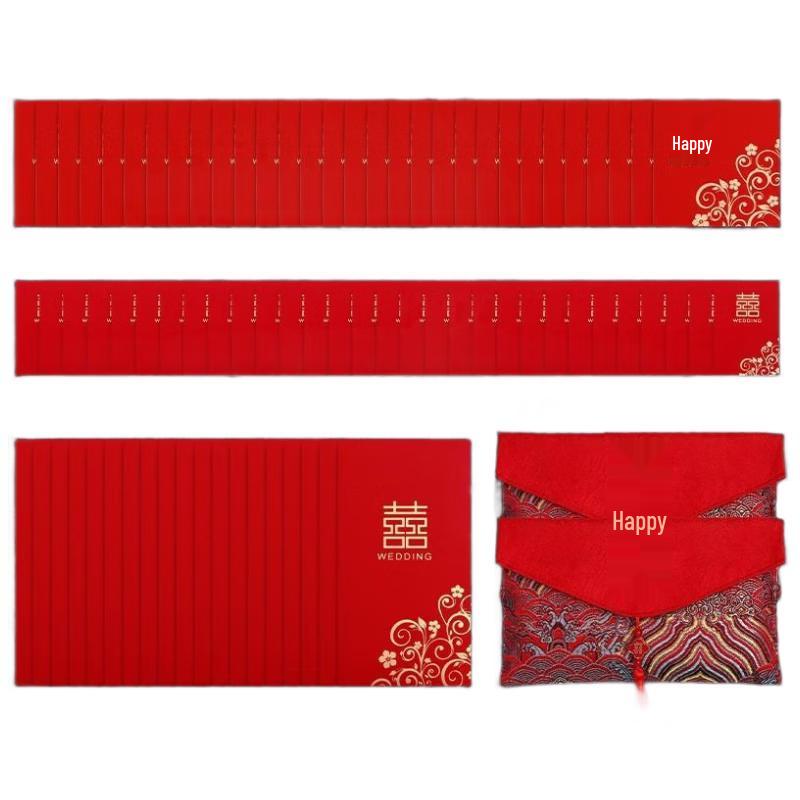 JINGRUIXIANG Wedding Red Envelopes Set