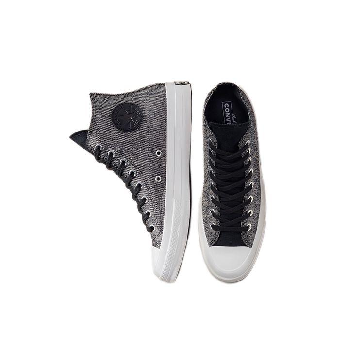 Converse Chuck 70 High Hybrid Texture Unisex Sneakers Black White 171349C