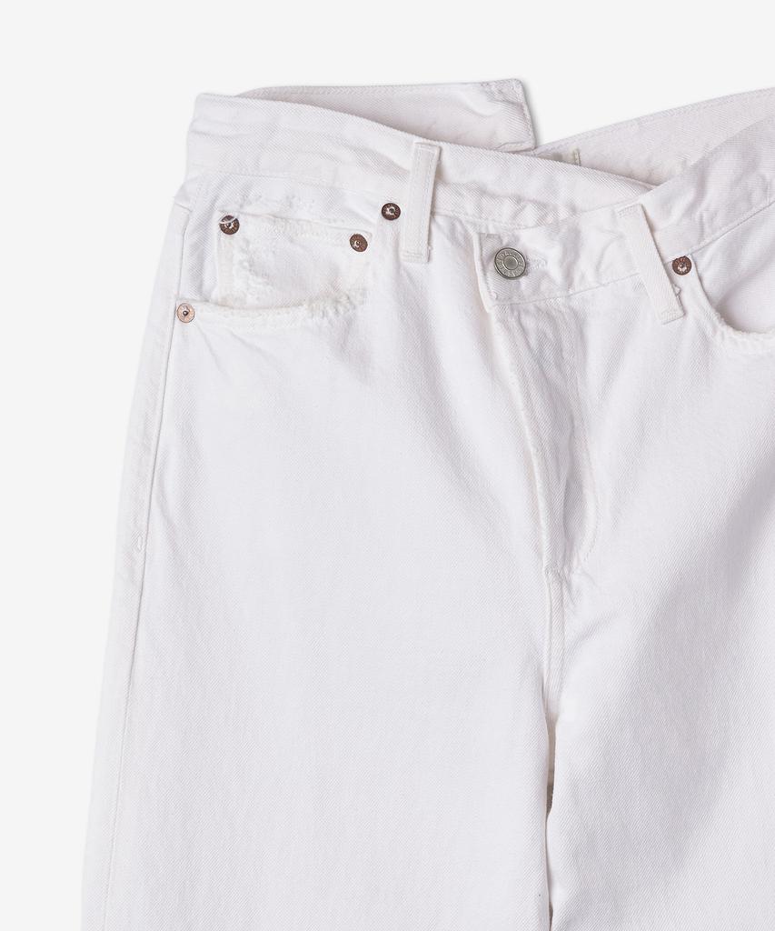 AGOLDE Criss Cross Denim Pants - White / A90371183Elmnt