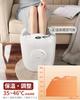 GOQRAQ Footbath Footbath with Heat Retention Function Footbath Footbath Bucket Electric Footbath Bucket with Lid Timer Electric Massage Ball Footbath