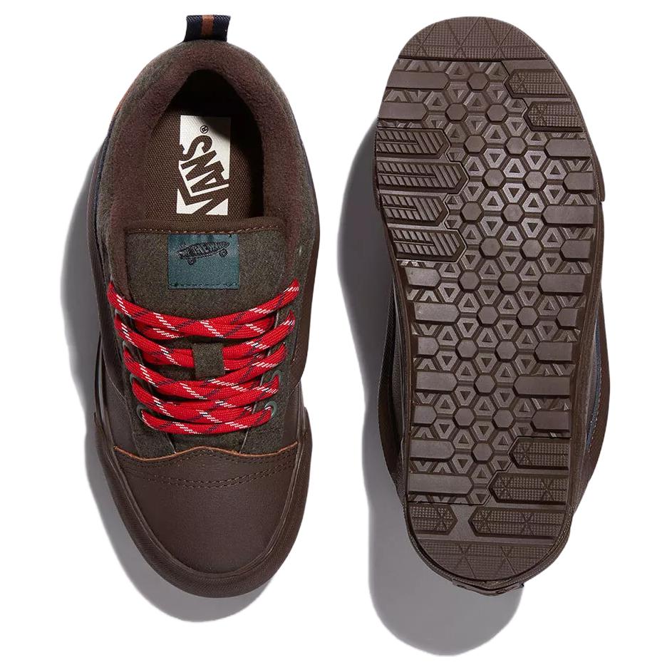 Vans LX Knu Skool MTE-1 Comfortable Versatile Low-Top Skate Shoes Unisex Sneakers Brown VN000CXRDFO
