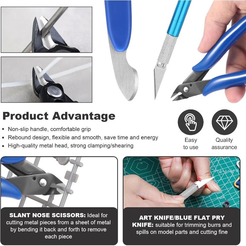 Modellbau Grundwerkzeuge Handgefertigtes Modellauto Hobby Bau Reparatur und Montage Werkzeuge Starter-Set für DIY Bastelprojekte