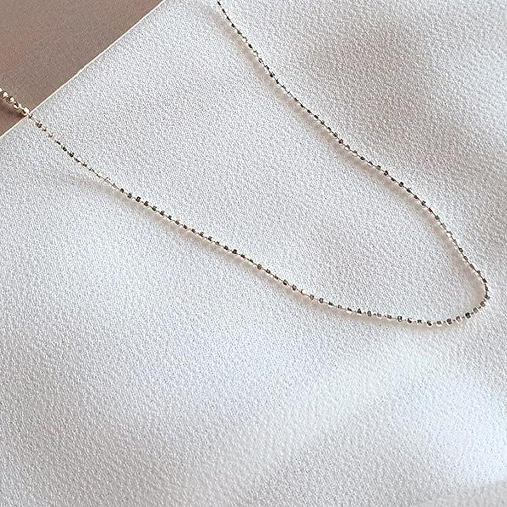 Women's Daily Accessory Mini Cutting Ball Necklace