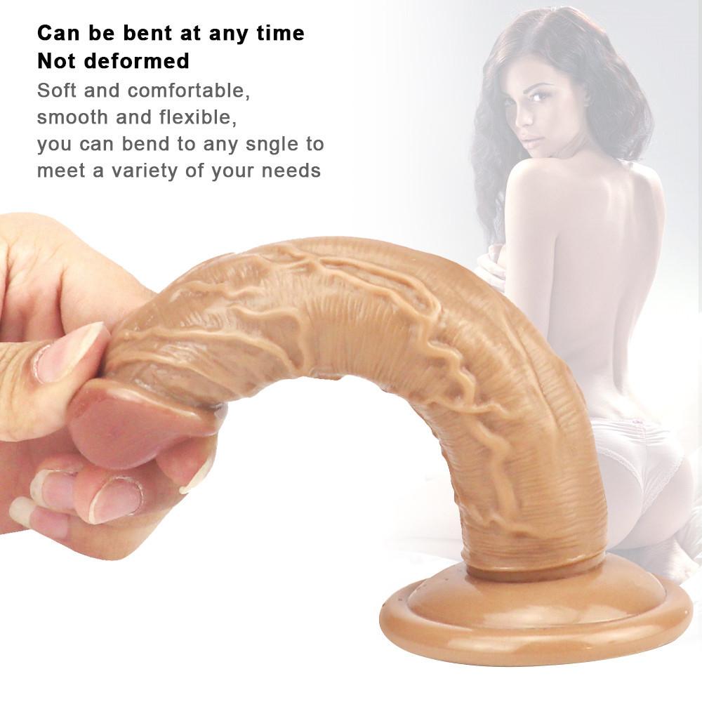 Realistischer Mini-Dildo, Sexspielzeug für Frauen, Männer, Paare, Silikon, Penis-Masturbator, Dildos, erotischer Schwanz, G-Punkt, Klitoris, Analsex-Spielzeug