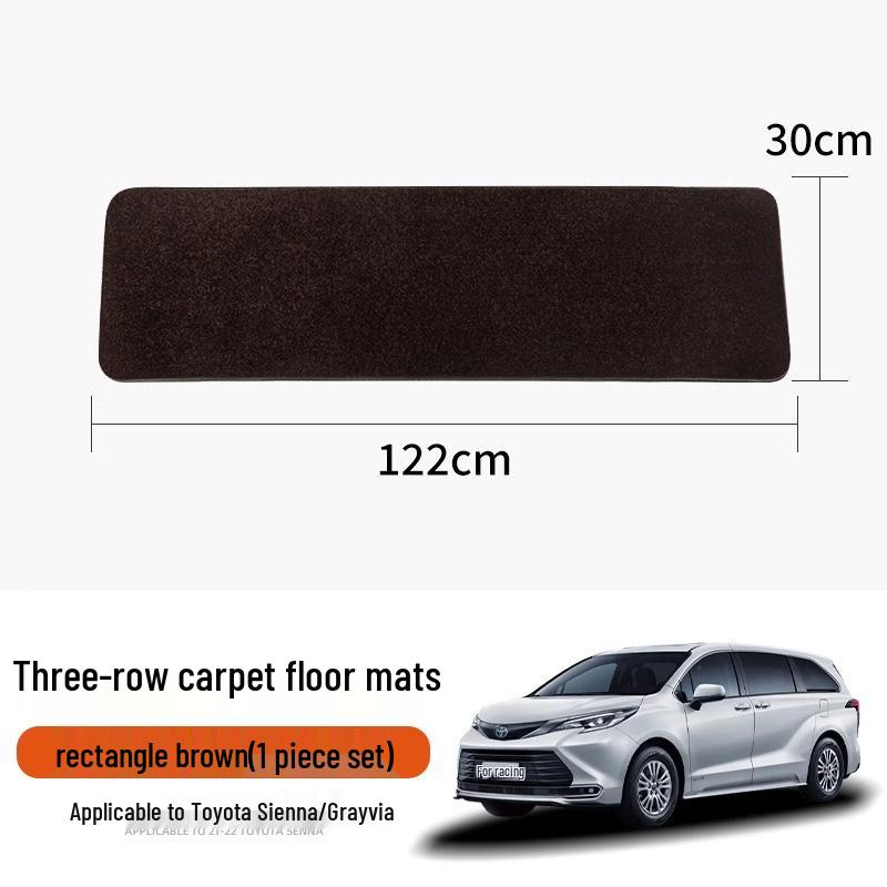 Toyota Sienna Middle Row Starry Sky Carpet Floor Mats for Gravia Decoration