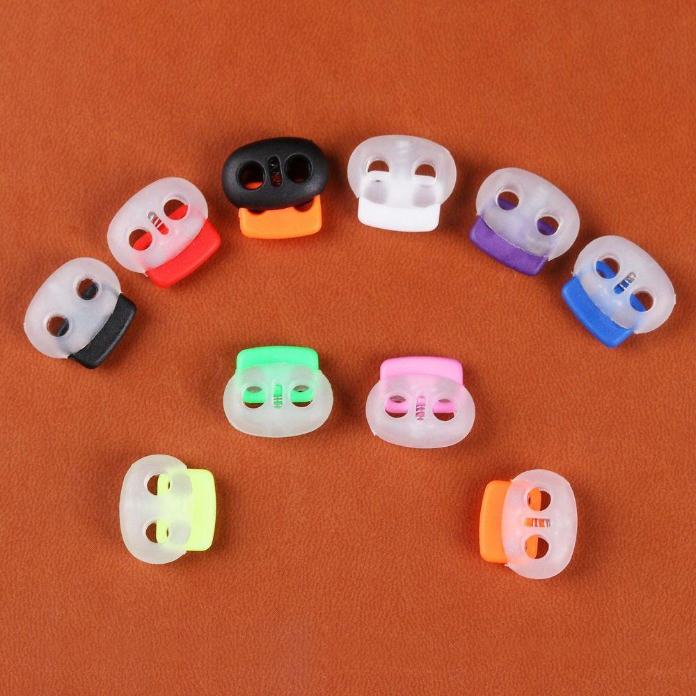 Garments Accessoies Cord Lock Clip Shoelace Spring Buckle Buttons Toggle Clips Cord Lock Stopper