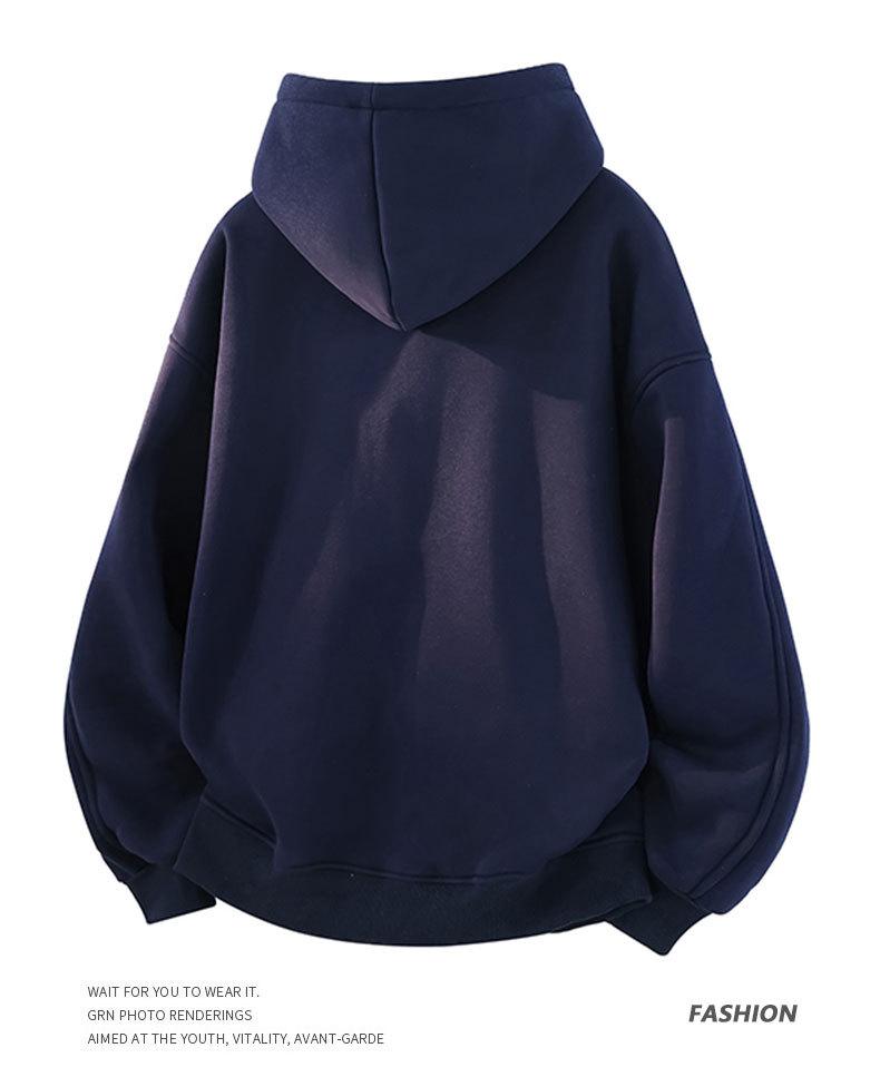 Youxu Unisex Color Block Zipper Cardigan Hoodie - Trendy Autumn/Winter Casual Wear