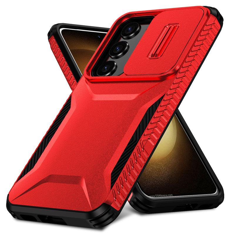 Shockproof Case For Samsung Galaxy S25 S24Ultra S24FE S24Plus S23Ultra S23FE S23 S22 Cover Slide Camera Protective Hard shell