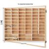 Diecast Car Model Display Rack for Tomica & Hot Wheels - Wall-Mounted Storage Cabinet for Toy Cars