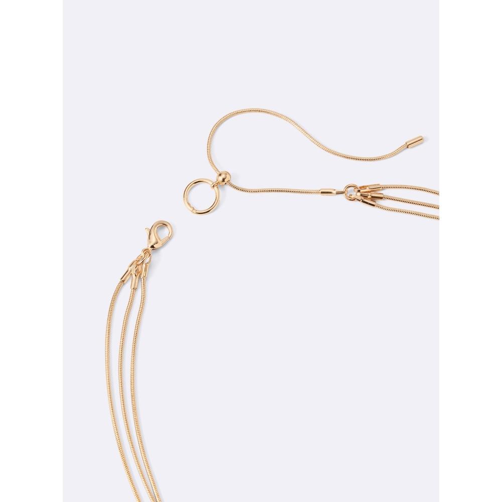 GU by Uniqlo Snake Chain Ribbon Necklace