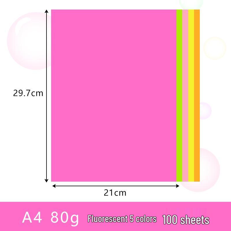 A4 Color Paper for Printing, Crafts, and Origami - 80gsm